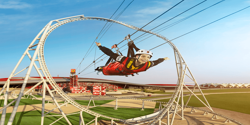 Ferrari World Abu Dhabi launches all-new Roof Walk and Zip Line experiences
