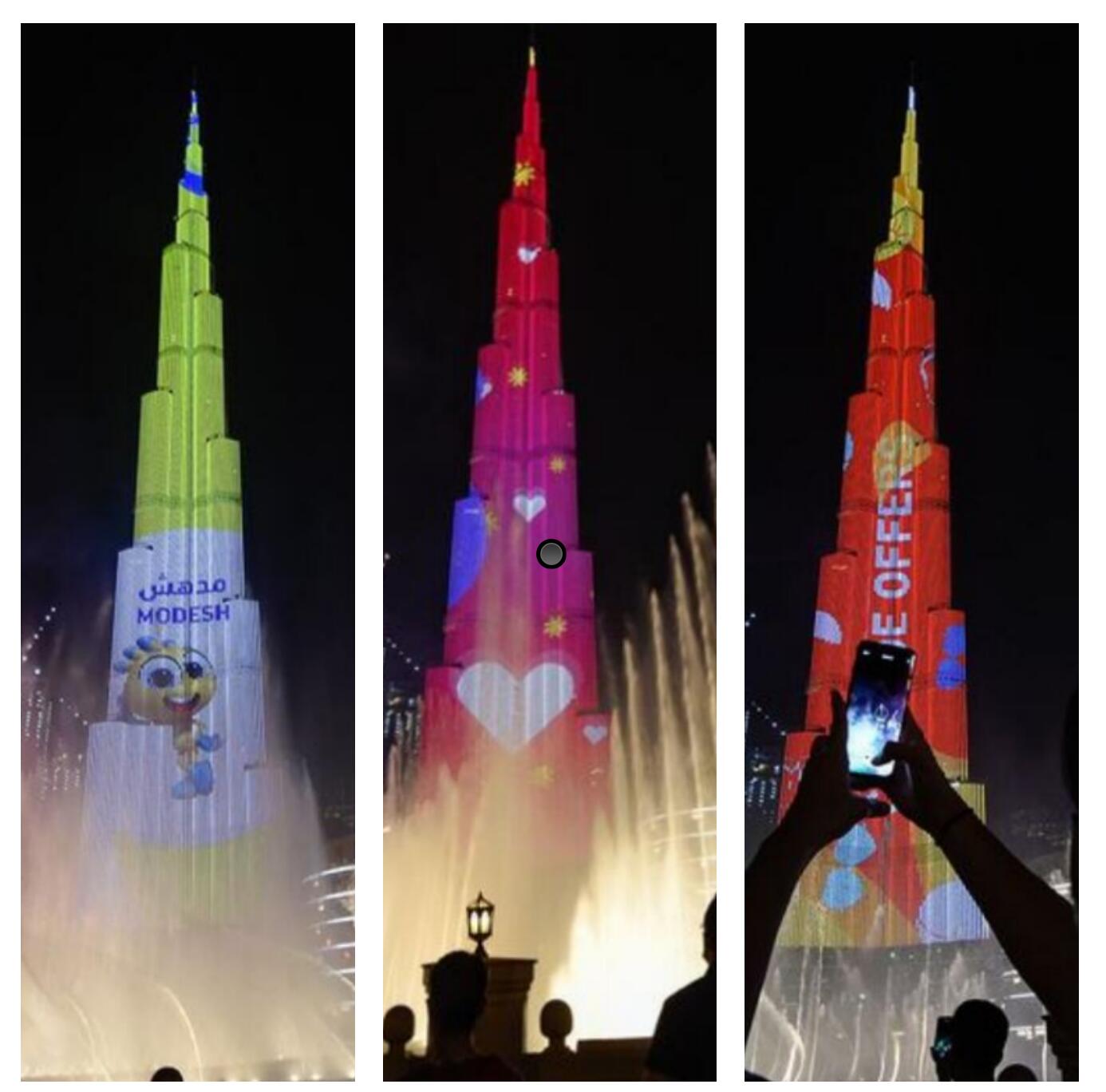 Burj Khalifa lights up for Dubai Summer Surprises