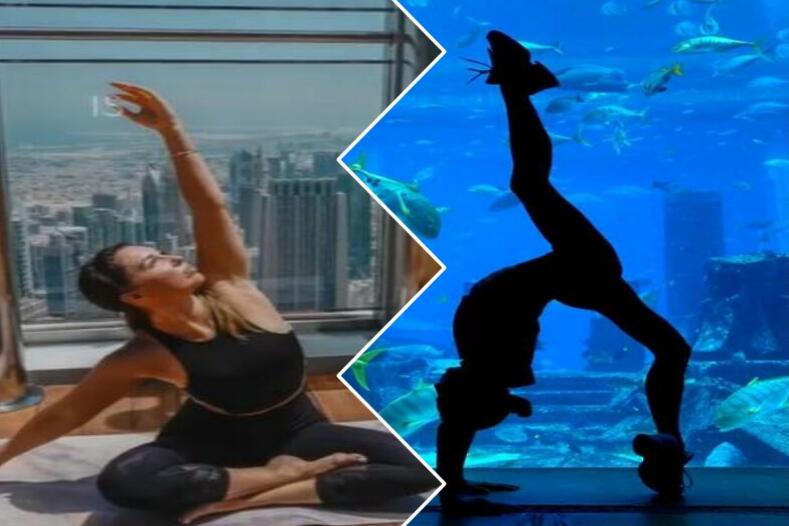 On top of the world or underwater incredible places to do yoga in Dubai