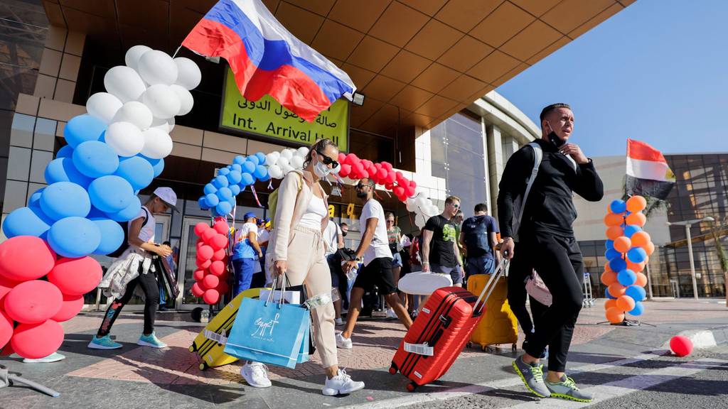 The number of Russian tourists coming to Egypt doubled during the first half of this year
