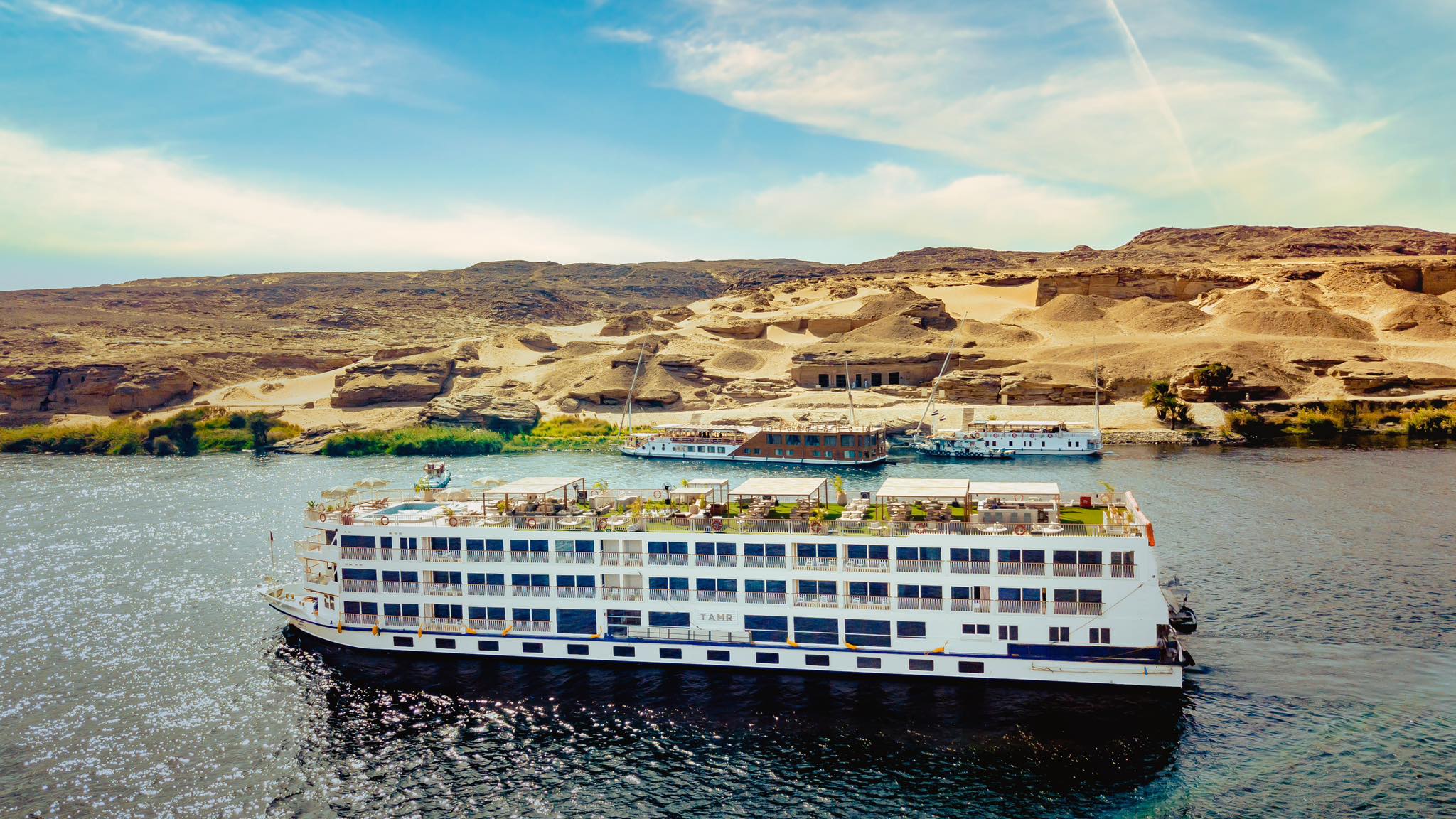 Tamr Henna Nile Cruise 3 Nights / Aswan–Luxor